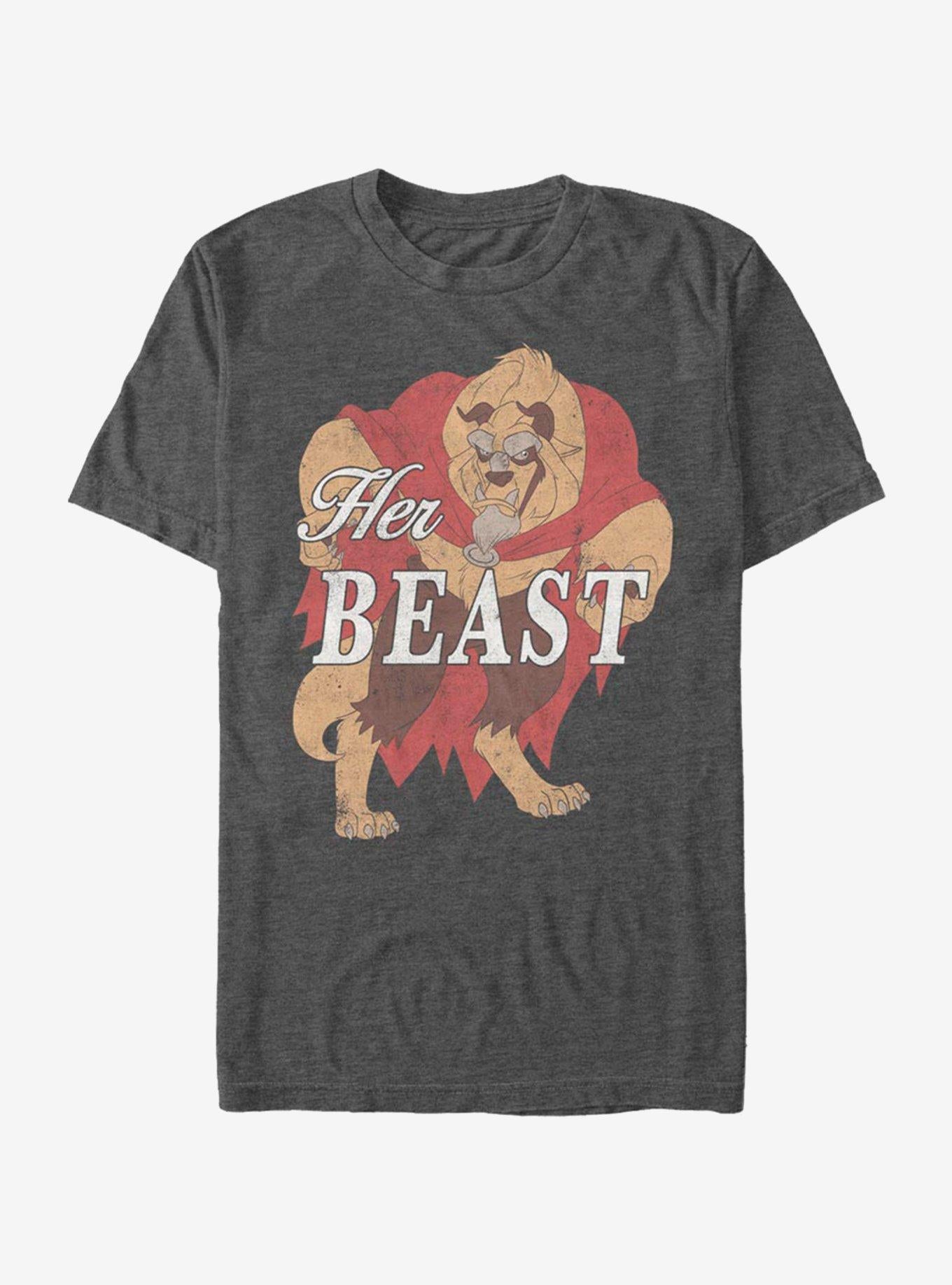 Cartoon Beauty And The Beast Her Beast Shirt T Shirt Cozy Fit
