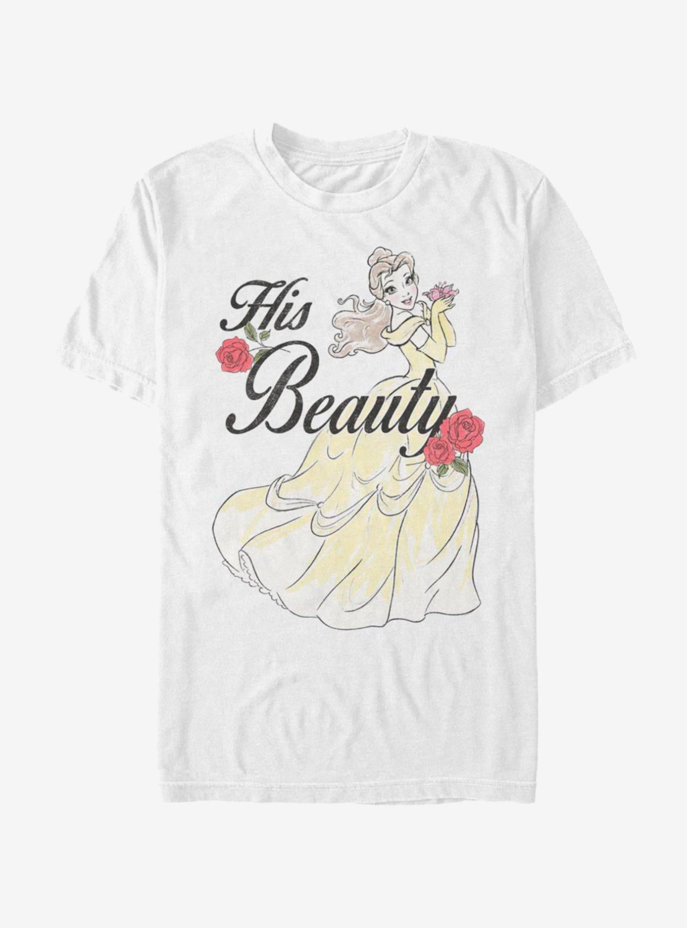Cartoon Beauty And The Beast His Beauty Belle Shirt T Shirt Clean Design
