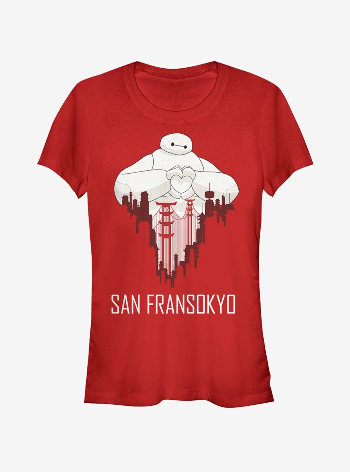 Cartoon Big Hero Sf Love Girls Shirt T Shirt Gift Ready