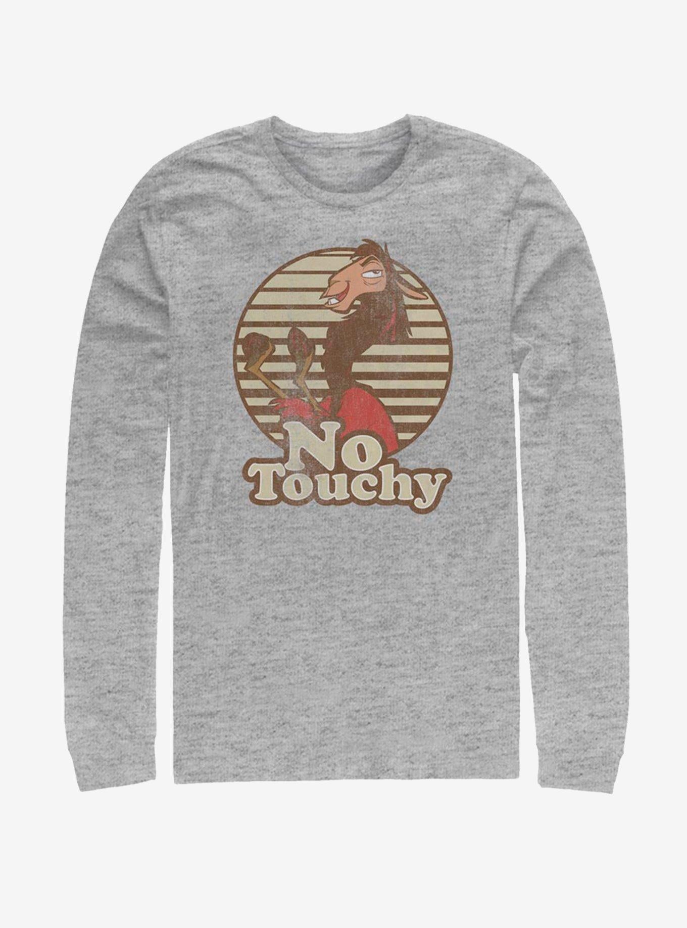 Disney The Emporer's New Groove No Touchy Long-Sleeve T-Shirt | Premium Unisex T-Shirt, Trending Graphic Tee