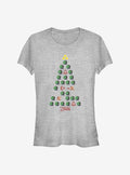 Nintendo The Legend Of Zelda Christmas Tree Girls T-Shirt | Premium Unisex T-Shirt, Trending Graphic Tee