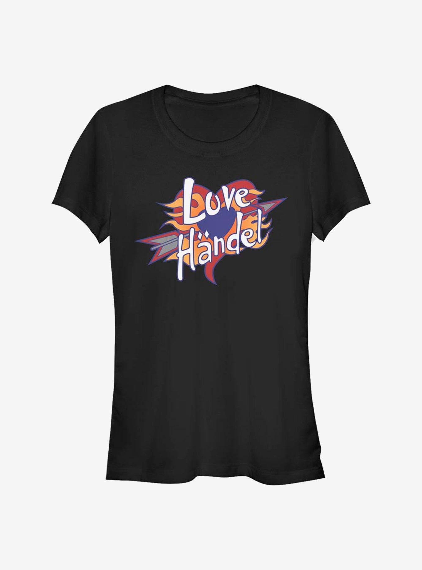 Cartoon Phineas And Ferb Love Handle Girls Shirt T Shirt Cozy Fit