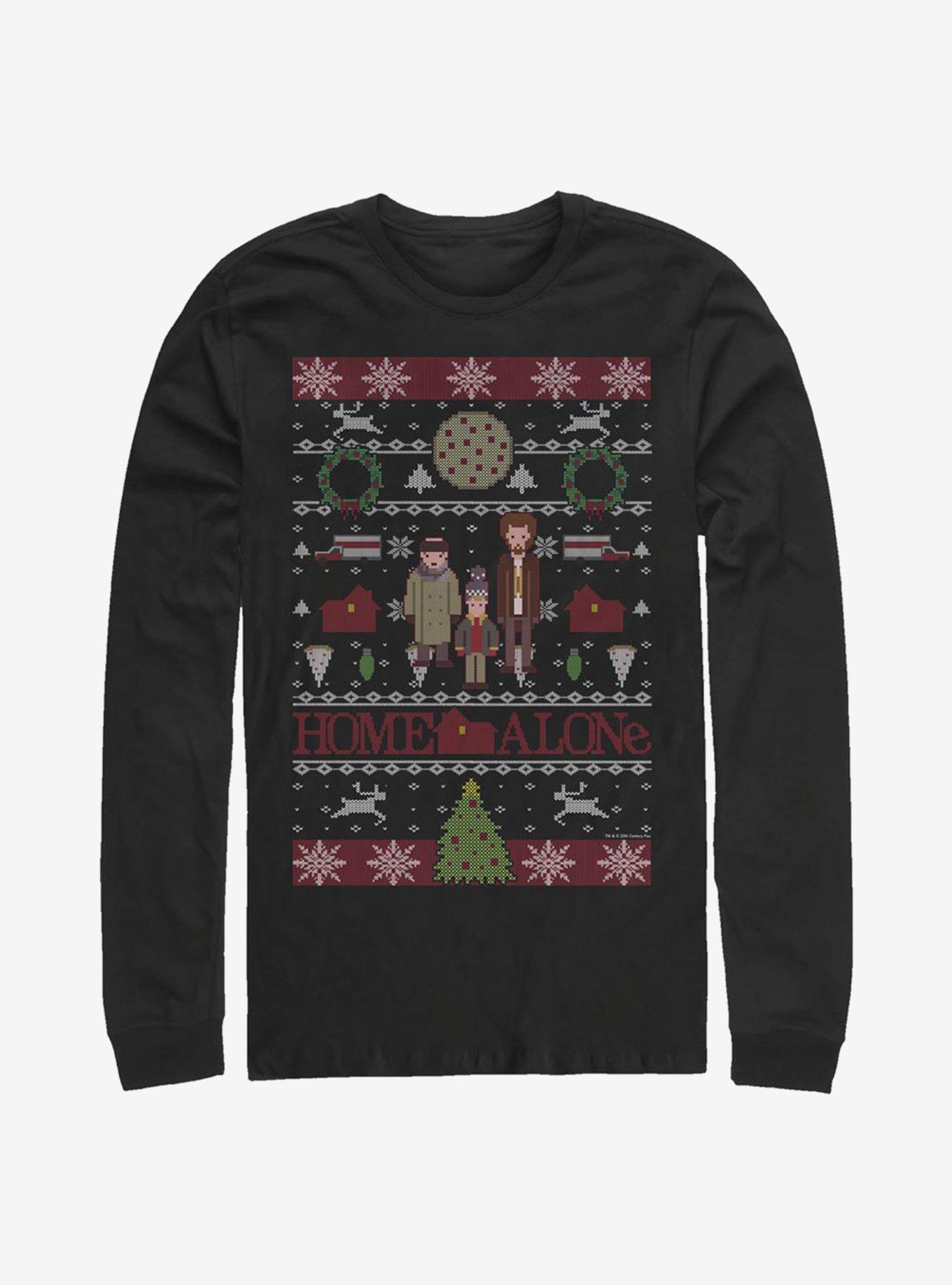 Home Alone Ugly Holiday Long-Sleeve T-Shirt | Premium Unisex T-Shirt, Trending Graphic Tee