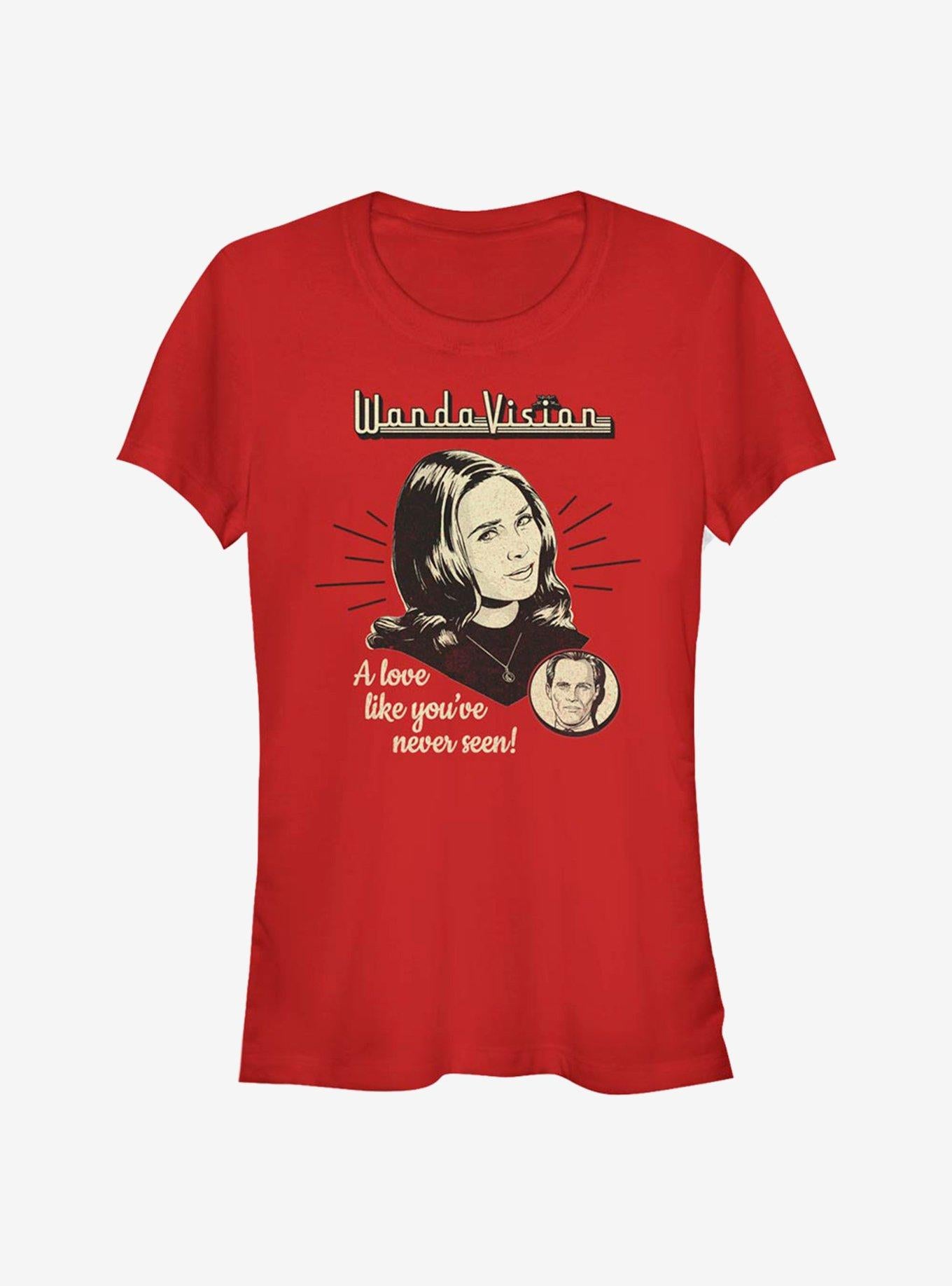 Superhero Wandavision Love You Ve Never Seen Girls Shirt T Shirt Minimal Style