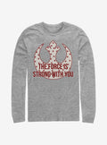 Strong Heart Force Long Sleeve Shirt Long Sleeve Tee Everyday Wear