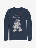 You R2 D2 Awesome Long Sleeve Shirt Long Sleeve Tee Everyday Wear