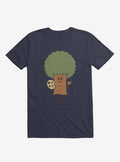 Happy Tree Painter Navy Blue T-Shirt | Premium Unisex T-Shirt, Trending Graphic Tee