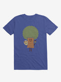 Happy Tree Painter Royal Blue T-Shirt | Premium Unisex T-Shirt, Trending Graphic Tee