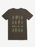 Bigfoot Forest Brown T-Shirt | Premium Unisex T-Shirt, Trending Graphic Tee