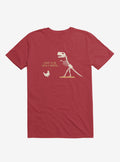 Chicken I Used To Be Bad Red T-Shirt | Premium Unisex T-Shirt, Trending Graphic Tee