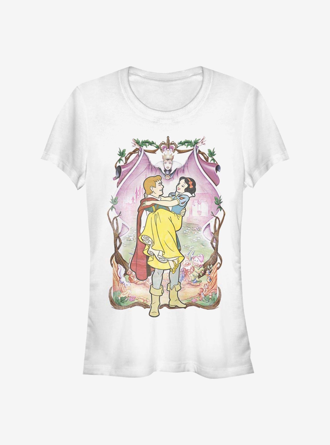 Cartoon Snow White And The Seven Dwarfs Snow White Love Girls Shirt T Shirt Premium Quality