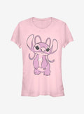 Cartoon Lilo Stitch Big Angel Girls Shirt T Shirt Clean Design