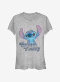 Cartoon Lilo Stitch Fluffy Stitch Girls Shirt T Shirt Everyday Wear