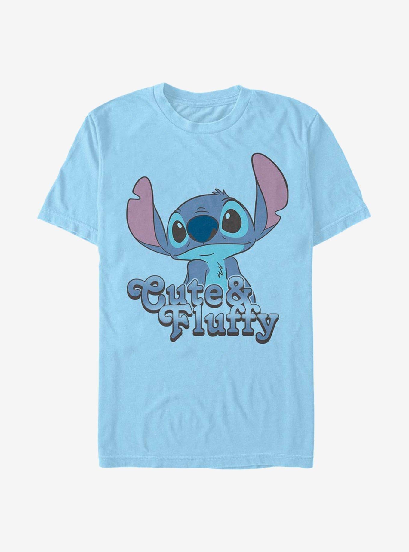 Cartoon Lilo Stitch Fluffy Stitch Shirt T Shirt Gift Ready