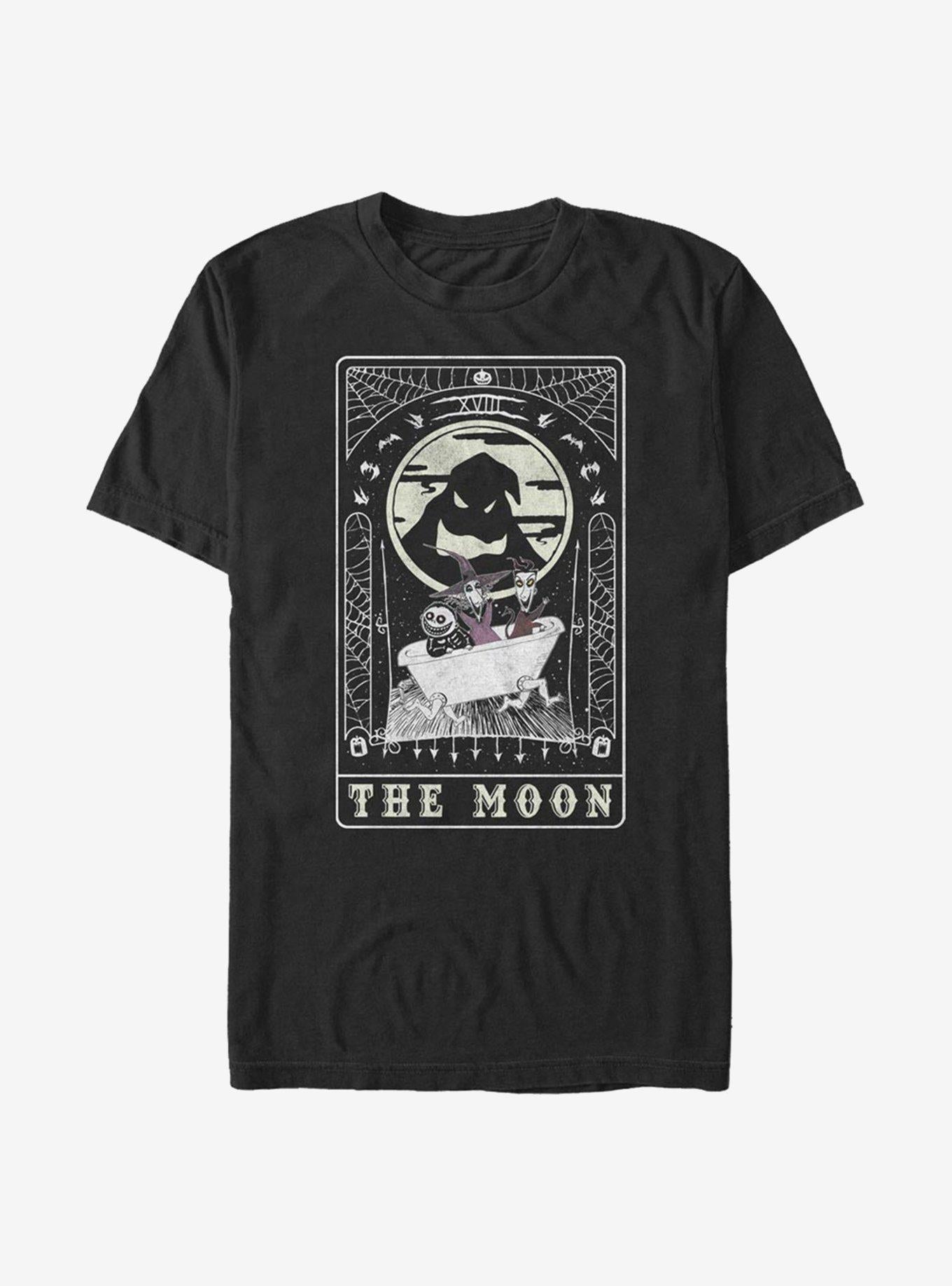 The Nightmare Before Christmas Oogie Boogie The Moon Tarot Card T-Shirt