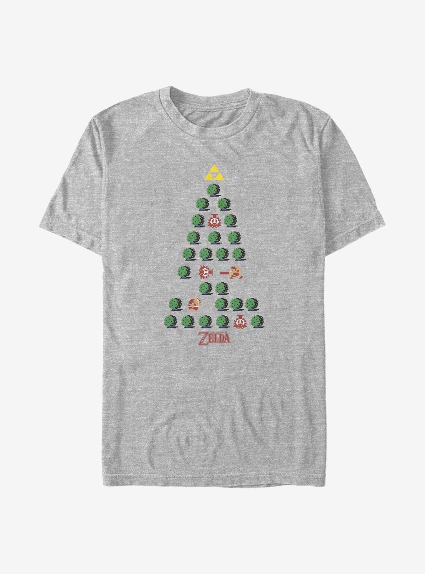 The Legend Of Zelda Christmas Tree T-Shirt | Premium Unisex T-Shirt, Trending Graphic Tee