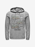 Star Wars The Mandalorian The Child Doodle Panels Hoodie