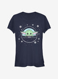 The Mandalorian The Child Loves The Snow Girls Shirt T Shirt Minimal Style