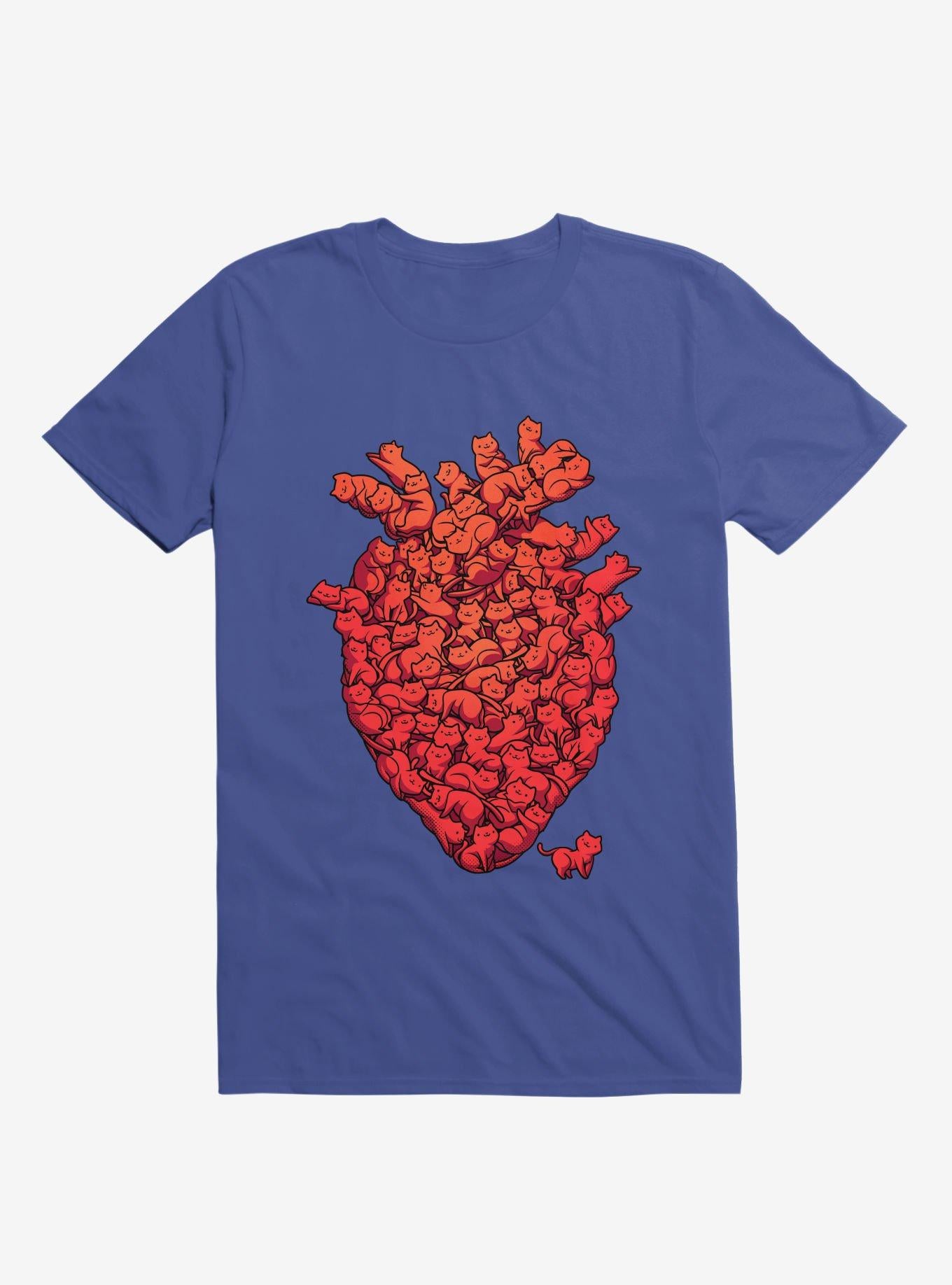 I Love Cat Heart Shirt T Shirt Gift Ready