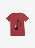 Born To Sing Red T-Shirt | Premium Unisex T-Shirt, Trending Graphic Tee
