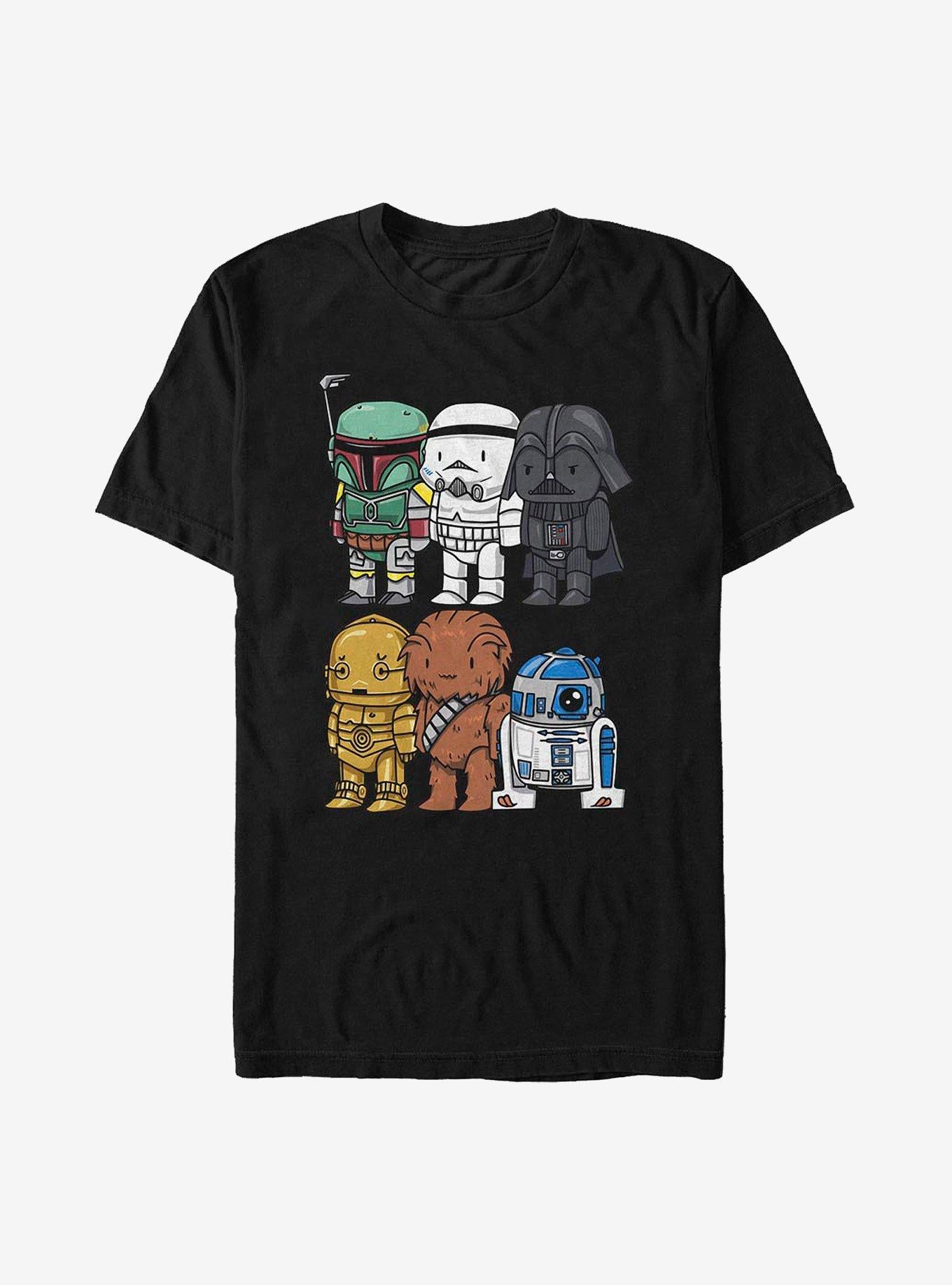 Star Wars Cute Wars T-Shirt | Graphic T-Shirt for Unisex