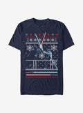 Star Wars Ugly Holiday Battle T-Shirt | Graphic T-Shirt for Unisex