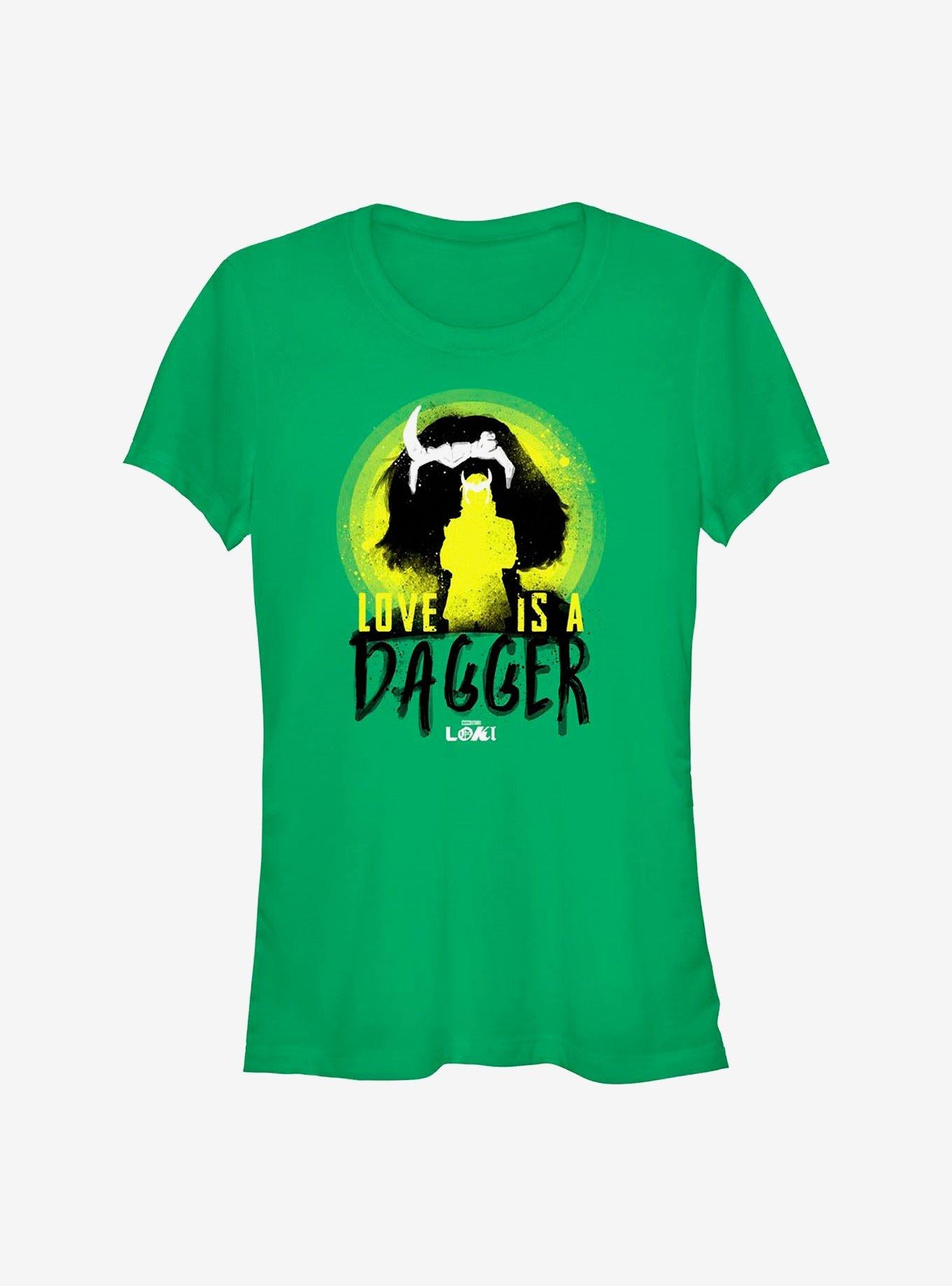 Superhero Loki Love Is A Dagger Girls Shirt T Shirt Premium Quality