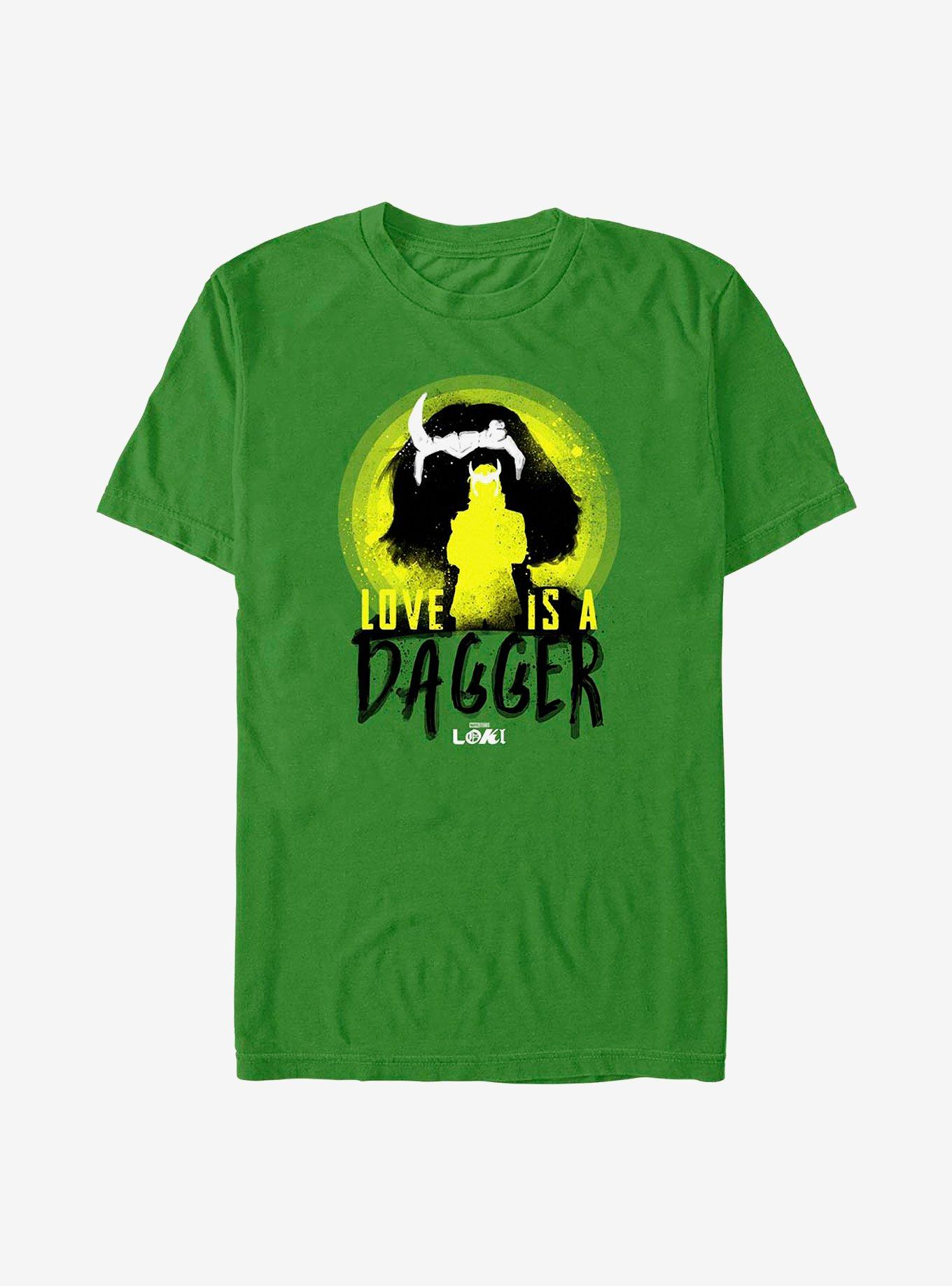 Superhero Loki Love Is A Dagger Shirt T Shirt Minimal Style