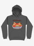Spughetti Spaghetti Pugs Asphalt Grey Hoodie