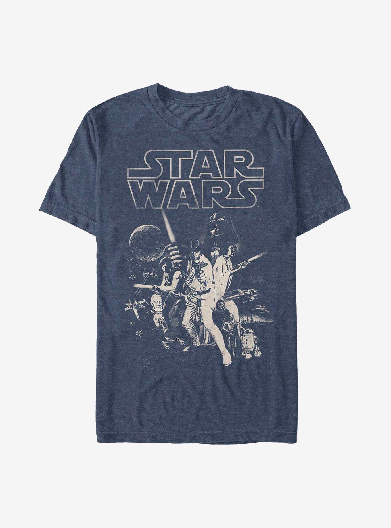 Star Wars Classic Poster T-Shirt | Premium Unisex T-Shirt, Trending Graphic Tee