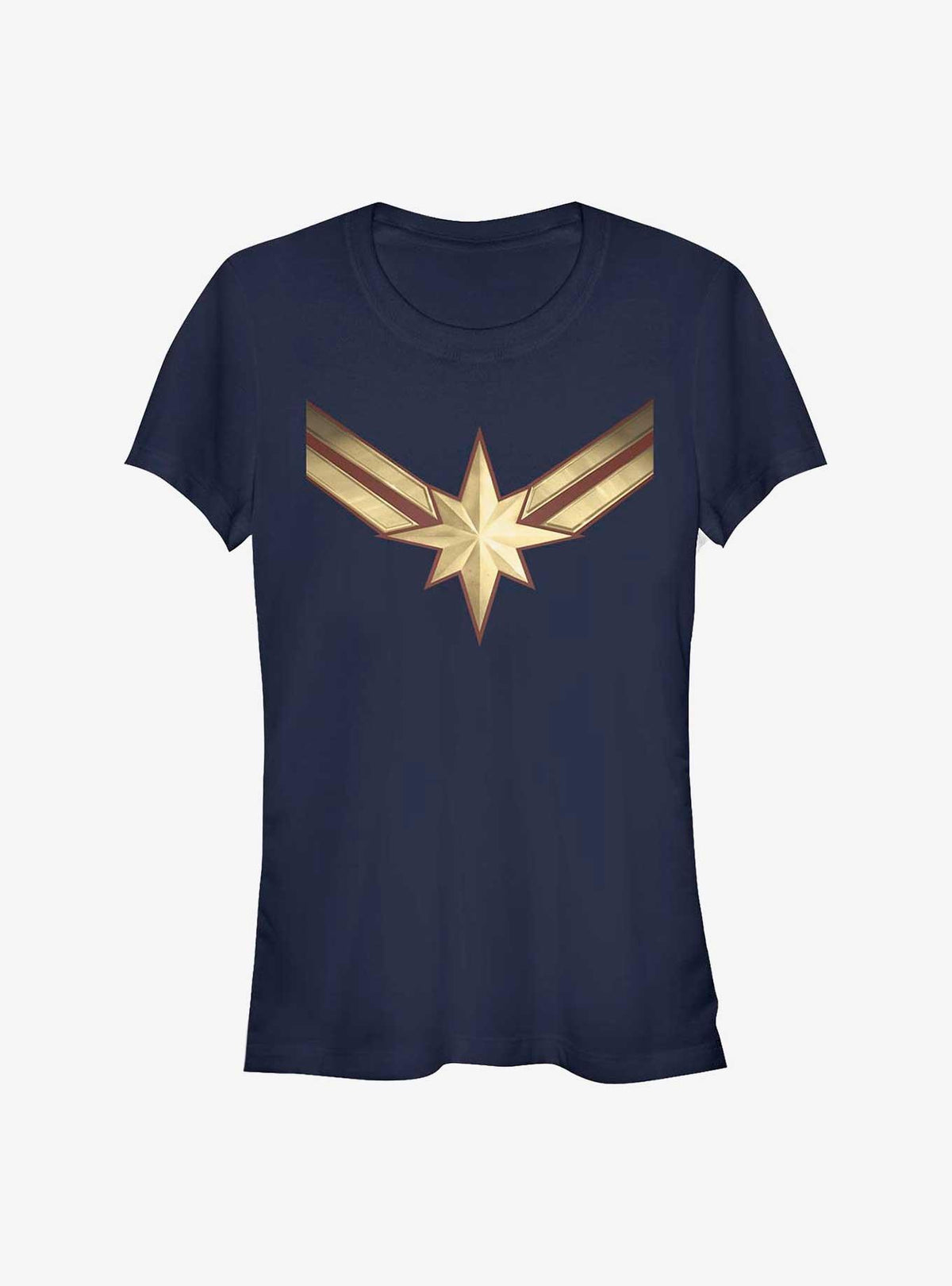 Captain Marvel Marvel Costume Symbol Girls T-Shirt