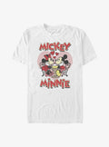 Cartoon Mickey Mouse Minnie Mouse Sweet Sundae Shirt T Shirt Everyday Wear