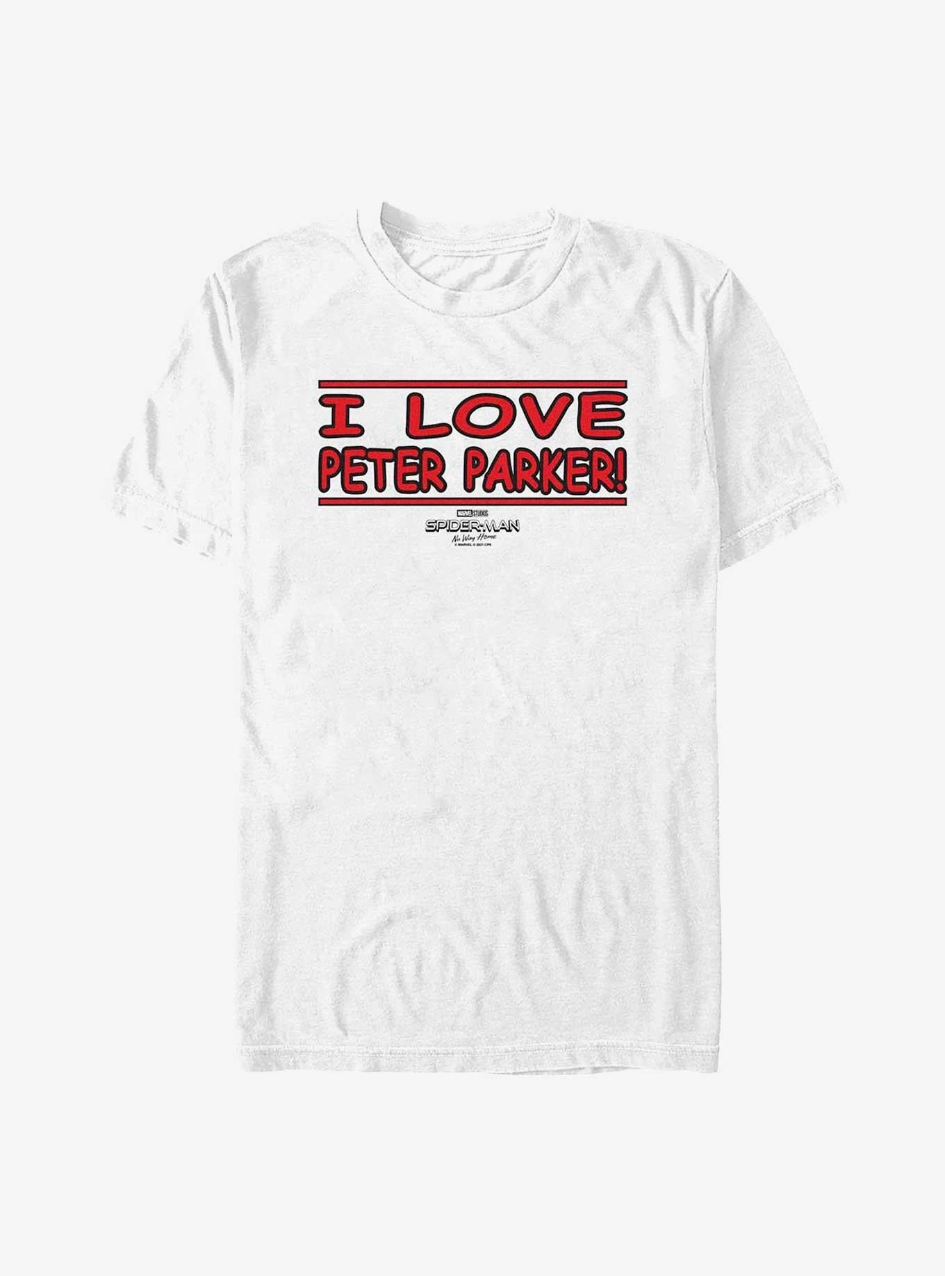 Superhero No Way Home I Love Peter Parker Shirt T Shirt Cozy Fit