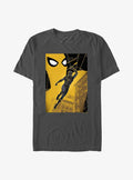 Marvel's Spider-Man Black Suit Grunge Graphic T-Shirt | Graphic T-Shirt for Unisex
