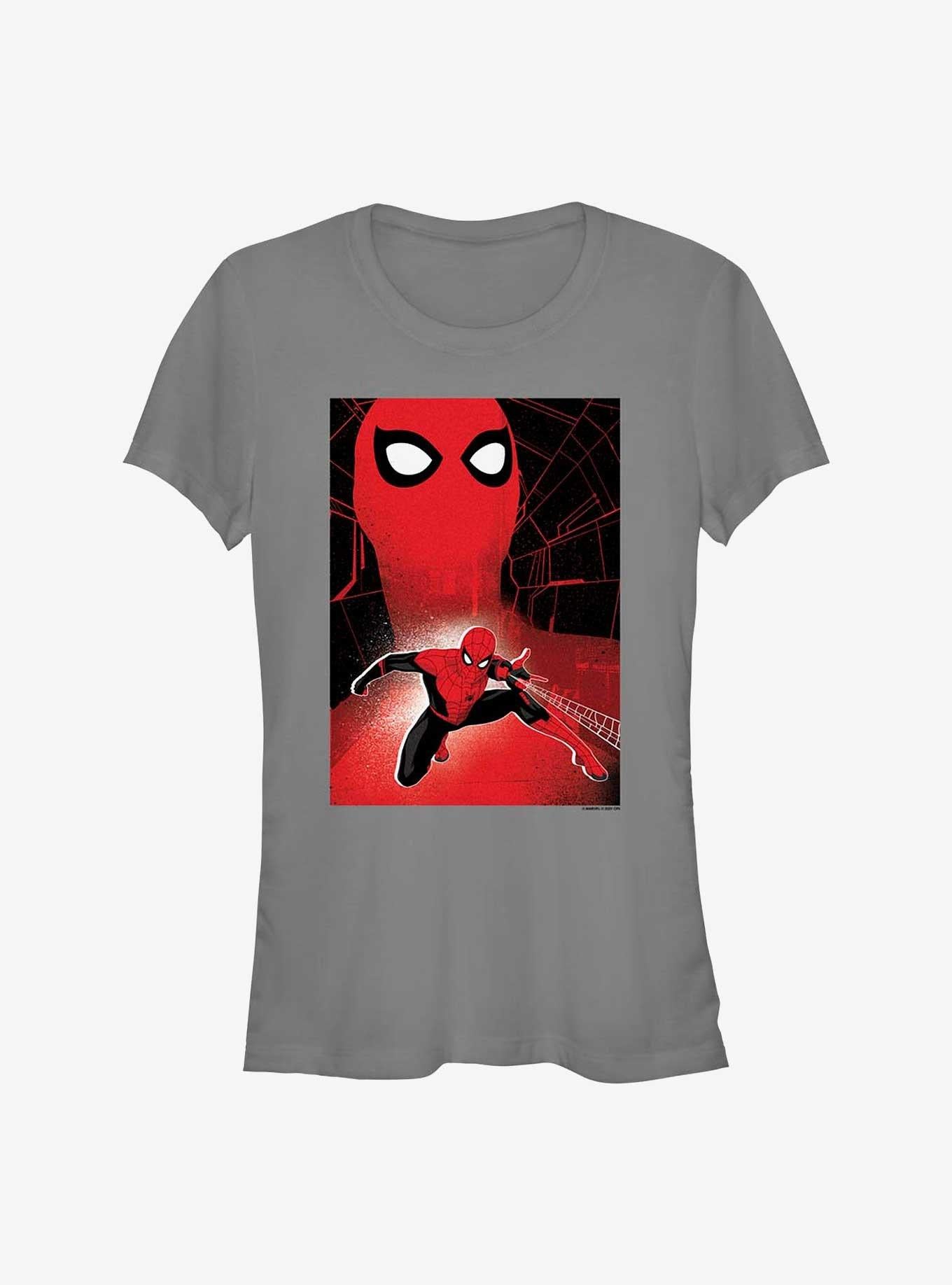 Marvel's Spider-Man Spidey Grunge Graphic Girl's T-Shirt | Graphic T-Shirt for Unisex