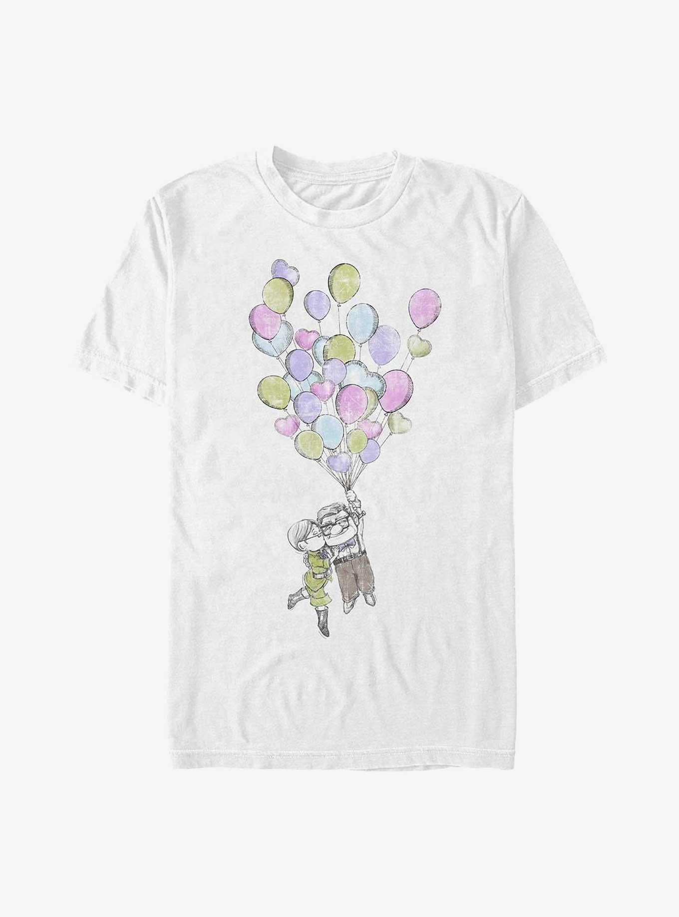 Cartoon Animated Up Ellie Carl Love Is In The Air Extra Soft Shirt T Shirt Cozy Fit