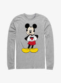 Cartoon Mickey Mouse Love Long Sleeve Shirt Long Sleeve Tee Everyday Wear