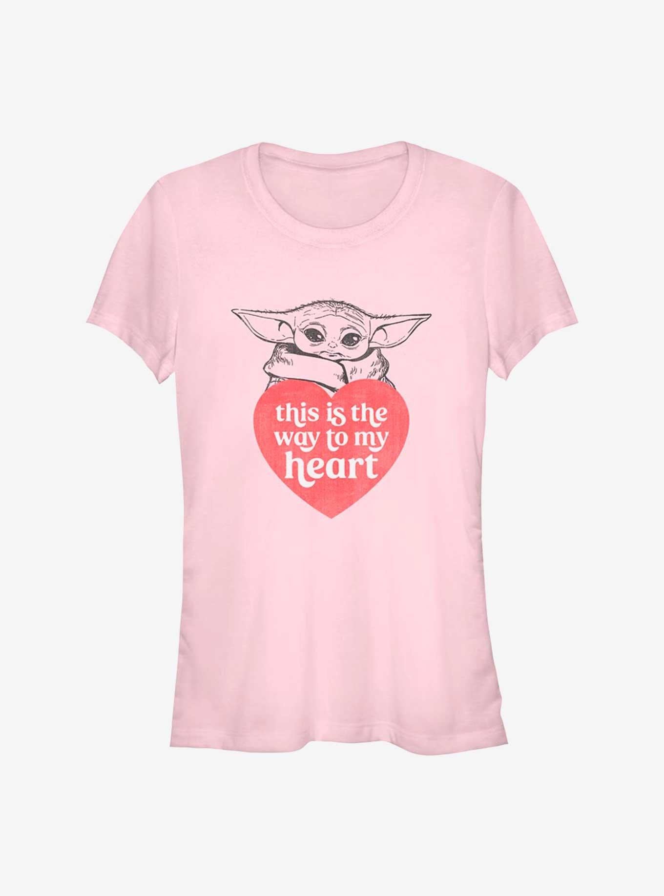 The Mandalorian Valentine Day Way To My Heart Girls Shirt T Shirt Everyday Wear