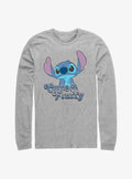 Cartoon Lilo Stitch Fluffy Stitch Long Sleeve Shirt Long Sleeve Tee Cozy Fit