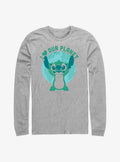 Cartoon Lilo Stitch Love Our Planet Long Sleeve Shirt Long Sleeve Tee Premium Quality