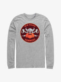 Superhero Love And Thunder Hammers Badge Long Sleeve Shirt Long Sleeve Tee Clean Design
