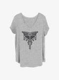 Superhero Love And Thunder Silver Symbol Girls Shirt Plus Size T Shirt Cozy Fit