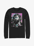 Superhero Love And Thunder Glitch Long Sleeve Shirt Long Sleeve Tee Gift Ready
