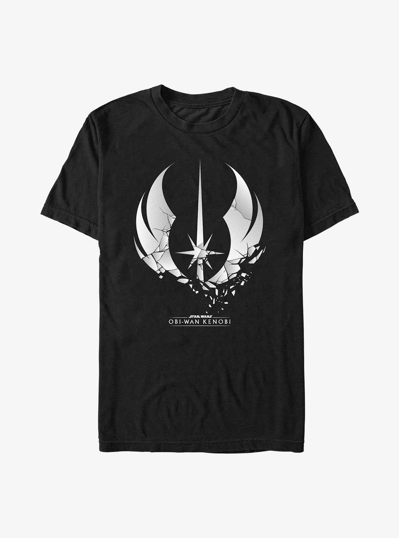 Star Wars Obi-Wan Kenobi Shattered Jedi Logo T-Shirt | Graphic T-Shirt for Unisex