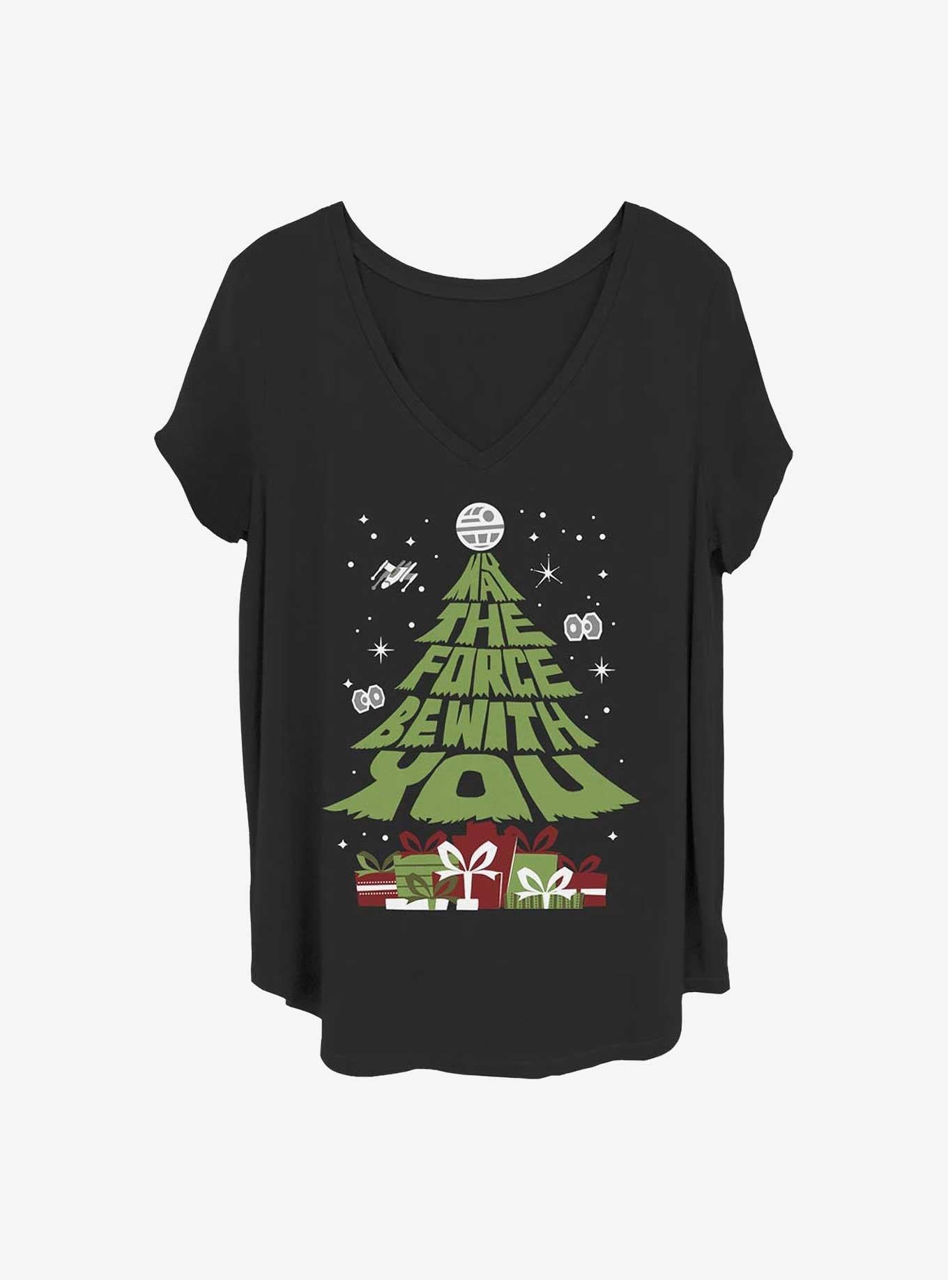 Star Wars Gift Tree Girls T-Shirt Plus Size | Premium Unisex T-Shirt, Trending Graphic Tee