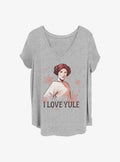 I Love Yule Girls Shirt Plus Size T Shirt Minimal Style
