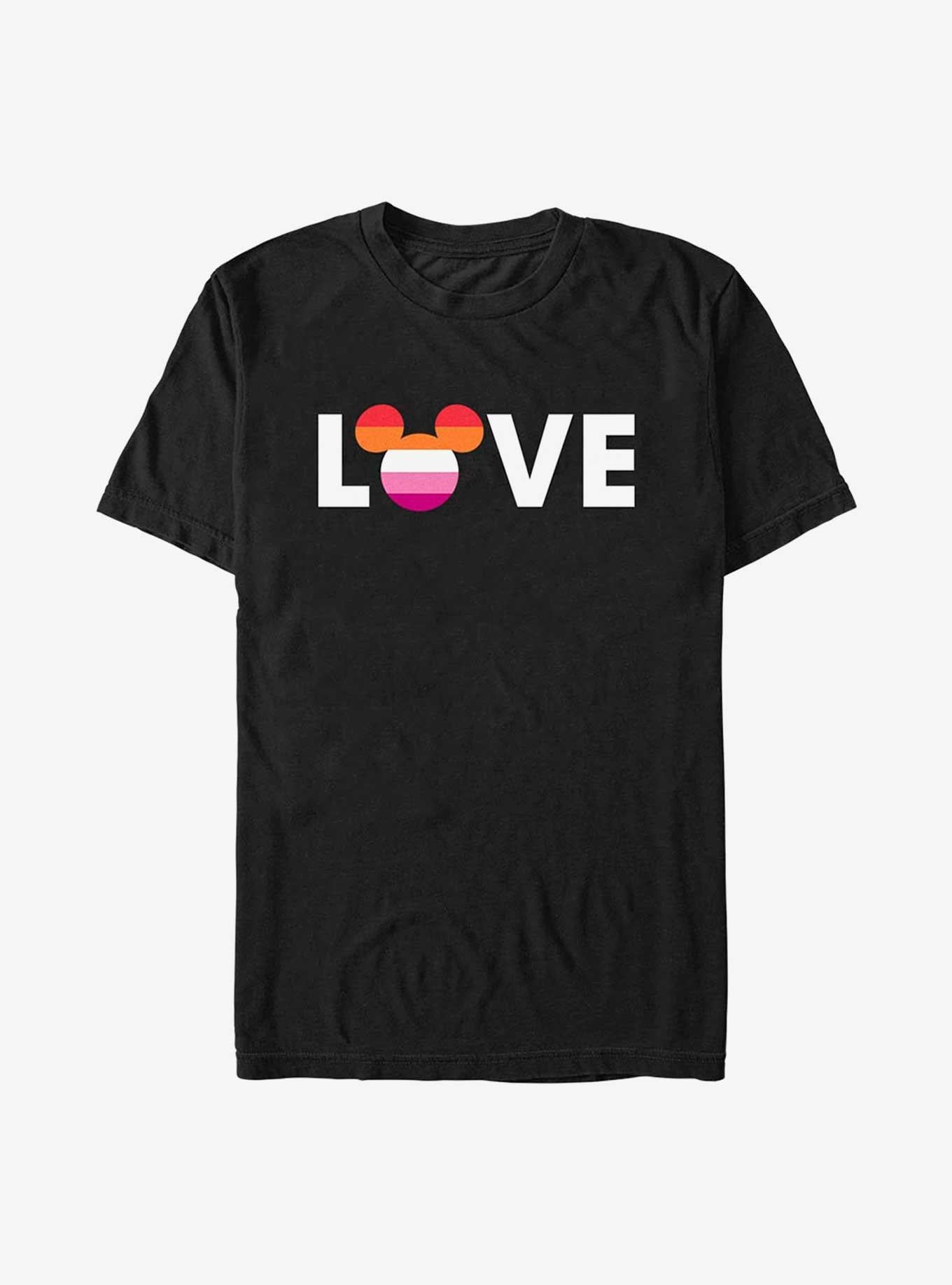 Cartoon Mickey Mouse Lesbian Love Pride Shirt T Shirt Cozy Fit