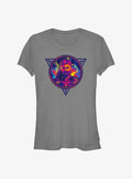 Superhero Love And Thunder Portrait Badge Girls Shirt T Shirt Cozy Fit