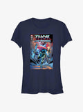 Superhero Love And Thunder Hammer Throw Comic Cover Girls Shirt T Shirt Gift Ready