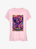 Superhero Love And Thunder Neon Poster Girls Shirt T Shirt Gift Ready